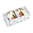Kubki świąteczne zestaw 2 sztuki porcelanowe FROZEN NOEL 1