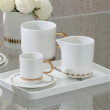 Talerz do ciasta Półmisek prostokątny porcelanowy 25 x 15 cm GAJA 3