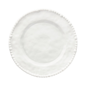 Talerz do ciasta porcelanowy 26 cm MESTIERE WHITE