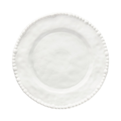 Talerz do ciasta porcelanowy 26 cm MESTIERE WHITE