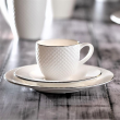 Zestaw 2 filiżanek do espresso BARI Gold w pudełku prezentowym 3