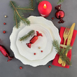 Serwis obiadowy porcelanowy na 6 osób AURELIA 21