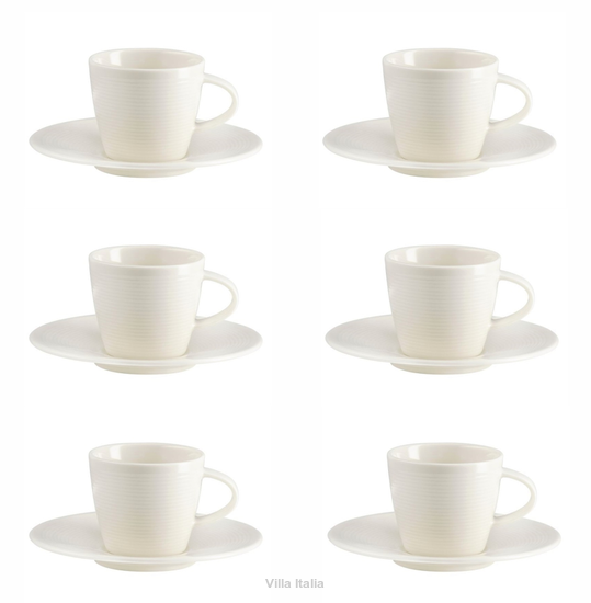 Komplet filiżanek do espresso białych