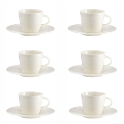 Zestaw filiżanek do espresso 90 ml 6 sztuk NEW YORK