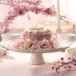 Zestaw do ciasta z paterą na 6 osób porcelanowy TIFFANY 1