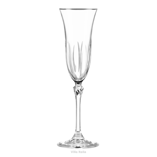 Elegancki kieliszek do szampana ze szkła kryształowego