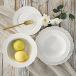 Talerz płytki porcelanowy 26 cm OLIMPIA 6