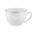 Komplet filiżanek porcelanowych 250 ml 6 sztuk ROMA GOLD 1