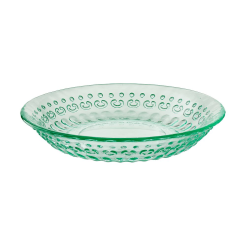 Talerzyk deserowy szklany 15 cm BRIANA morski