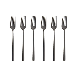 Komplet widelczyków do ciasta 6 sztuk MARIZA BLACK