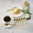 Zestaw sztućców na 12 osób 60 elementów SLIM GOLD 4