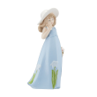 Figurka porcelanowa Dziewczynka w niebieskiej sukni 18 cm CLAUDIA 1
