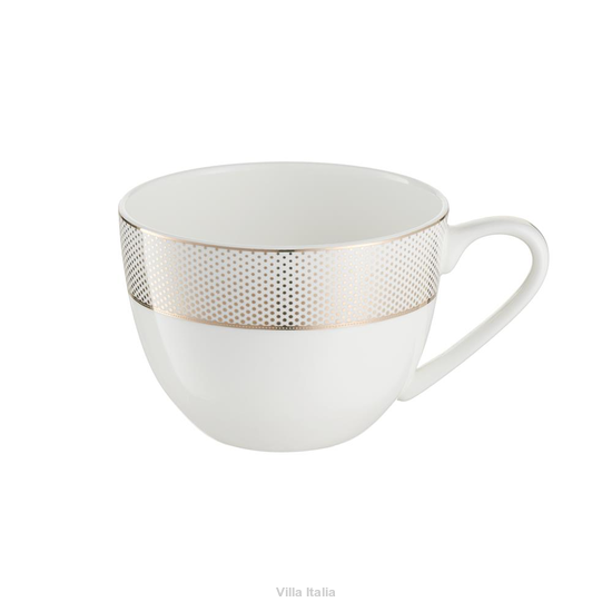 filiżanka porcelanowa ze złotym wzorem
