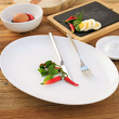 Półmisek owalny porcelanowy 36 cm PLUS WHITE 3