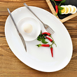 Półmisek owalny porcelanowy 36 cm PLUS WHITE 4