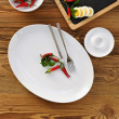 Półmisek owalny porcelanowy 36 cm PLUS WHITE 2
