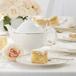Talerzyk deserowy śniadaniowy porcelanowy 20 cm MESYNA Gold 4