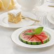 Talerzyk deserowy śniadaniowy porcelanowy 20 cm MESYNA Gold 3