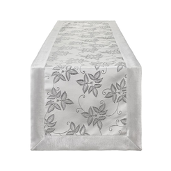 Bieżnik szary 45 x 160 cm PATRICIA