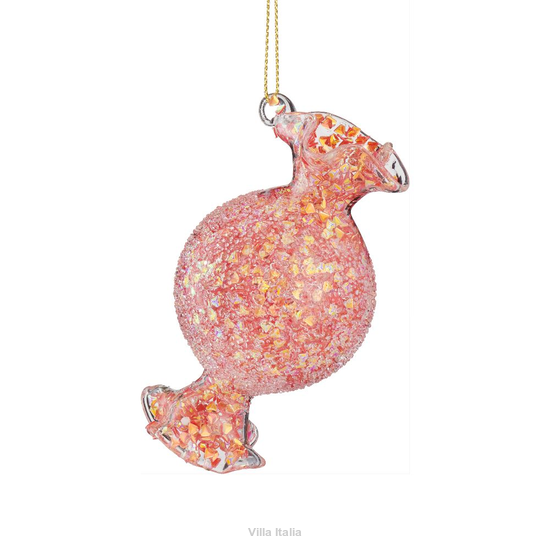 bombka cukierek pomarańczowy
