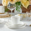 porcelanowy zestaw kawowy na 6 osób do serwowania kawy
