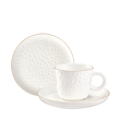 porcelanowy zestaw kawowy na 6 osób do kawy i herbaty