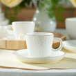 porcelanowa filiżanka do herbaty 200 ml ze spodkiem