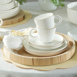 elegancki porcelanowy zestaw kawowy na 6 osób