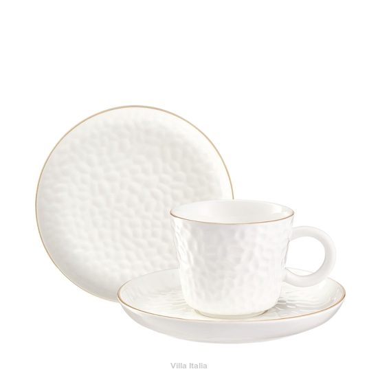 Zestaw kawowy na 6 osób porcelanowy PAULA