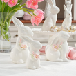 Zajączki wielkanocne porcelanowe 2 sztuki LAURA 4