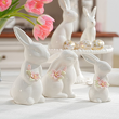 Zajączki wielkanocne porcelanowe 2 sztuki LAURA 3