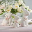Zajączki wielkanocne porcelanowe 2 sztuki LAURA 2
