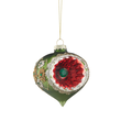 Bombka z reflektorem zielona 8,5 cm 5