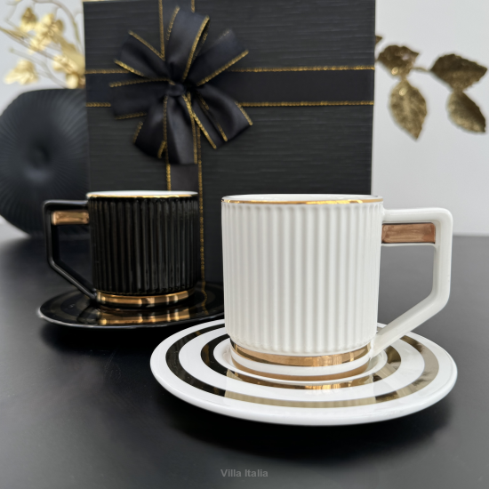 Zestaw filiżanek do espresso CASABLANCA 59 w pudełku prezentowym