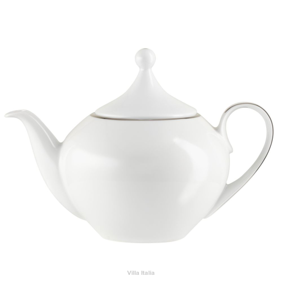 Dzbanek do herbaty porcelanowy HATTY PLATIN