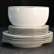 Salaterka 21 cm porcelanowa PLUS PLATIN 2