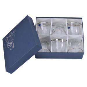 Zestaw szklanek kryształowych 6 sztuk DESIRE Platino