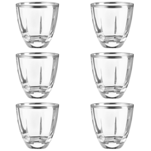 Zestaw szklanek kryształowych 6 sztuk DESIRE Platino