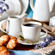 Nowoczesna filiżanka z ceramiki do serwowania kawy i herbaty