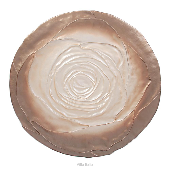 Talerz do ciasta szklany 33 cm AMANDA Brown