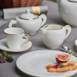 Serwis kawowy porcelanowy na 12 osób NAOMI GOLD 12
