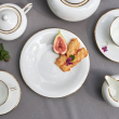 Serwis kawowy porcelanowy na 12 osób NAOMI GOLD 15