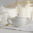 Serwis kawowy porcelanowy na 12 osób NAOMI GOLD 4
