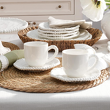 Eleganckie filiżanki porcelanowe 200 ml do kawy i herbaty