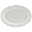 biały półmisek owalny z porcelany kostnej