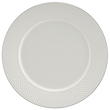talerz płaski porcelanowy z platynową obwódką 