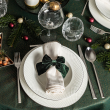 Serwis obiadowy porcelanowy na 12 osób BARI PLATIN 15