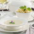 Serwis obiadowy porcelanowy na 12 osób BARI PLATIN 17