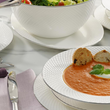 Serwis obiadowy porcelanowy na 12 osób BARI PLATIN 3