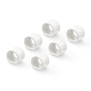 Obrączki na serwetki porcelanowe 6 sztuk MESTIERE WHITE